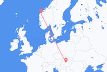 Vluchten van Boedapest, Hongarije naar Volda, Noorwegen