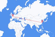 Flyrejser fra Ningbo, Kina til Paris, Frankrig