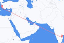 Flights from Tirupati, India to Kos, Greece