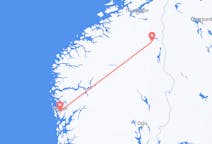 Flights from Røros, Norway to Bergen, Norway