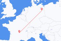 Flyrejser fra Clermont-Ferrand til Berlin