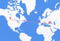 Flyreiser fra Calgary, Canada til Ankara, Tyrkia