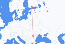 Flights from Tallinn in Estonia to Bucharest in Romania