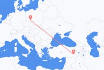 Flyreiser fra Wrocław, Polen til Diyarbakır, Tyrkia
