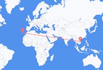 Vluchten van Chu Lai, Vietnam naar Funchal, Portugal