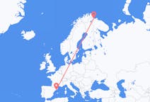 Flyg från Kirkenes, Norge till Barcelona, Spanien