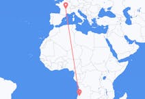 Flyreiser fra Lubango, Angola til Clermont-Ferrand, Frankrike