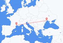 Flyg från Odessa, Ukraina till Montpellier, Frankrike