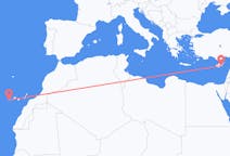 Flyrejser fra Valverde, Spanien til Larnaca, Cypern
