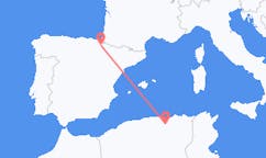 Flyrejser fra Sétif, Algeriet til Pamplona, Spanien