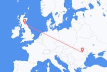 出发地 罗马尼亚从 巴克乌前往苏格兰的爱丁堡的航班