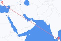 Loty z Sigirija na Sri Lance do Denizliego w Turcji