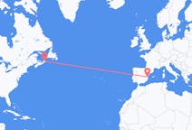 Flyreiser fra Sydney i Nova Scotia, Canada til Valencia, Spania
