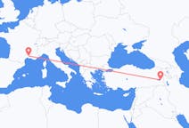 Flights from Van, Turkey to Nîmes, France