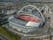 Photo of aerial view of Wembley Stadium that is a football stadium in Wembley, UK.