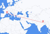 Flights from Janakpur, Nepal to Marseille, France