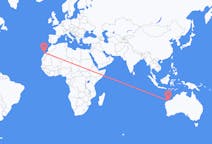 Flights from Karratha, Australia to Fuerteventura, Spain