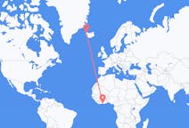 Flights from Abidjan, Côte d’Ivoire to Ísafjörður, Iceland
