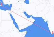 Flights from Thoothukudi, India to Heraklion, Greece
