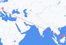 Flyreiser fra Labuan, Malaysia til Venezia, Italia
