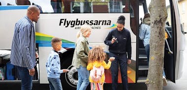 Partenza del trasferimento in autobus dall'aeroporto di Landvetter
