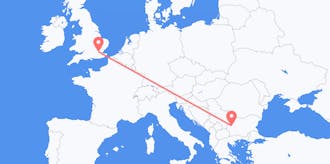 Flyreiser fra Storbritannia til Bulgaria