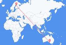 Flyrejser fra Adelaide, Australien til Oulu, Finland