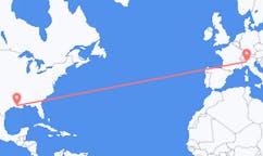 美国出发地 拉斐特飞往美国目的地 米蘭的航班