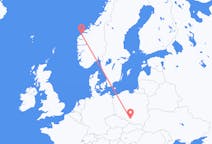 Flug frá Álasundi, Noregi til Katowice, Póllandi