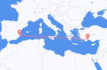 Flights from Alicante to Antalya