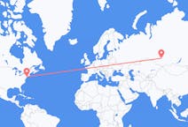 Flights from New York, the United States to Kemerovo, Russia