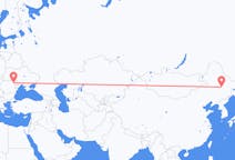 Flyreiser fra Harbin, til Iași