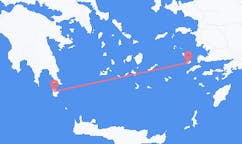 出发地 希腊基西拉目的地 希腊卡林诺斯岛的航班