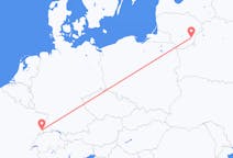 Flights from Basel, Switzerland to Vilnius, Lithuania