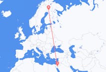 Flyreiser fra Eilat, Israel til Rovaniemi, Finland