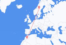 Flyg från Zagora, Marocko till Östersund, Sverige