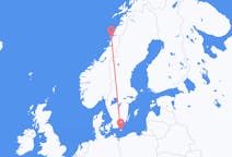 Loty z miasta Bornholm do miasta Sandnessjøen
