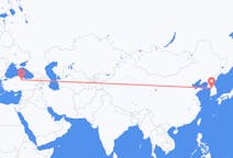 Flyreiser fra Seoul, Sør-Korea til Karamustafapasa, Tyrkia