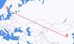 Рейсы из Юньчэна, Китай в Сундсвалль, Швеция