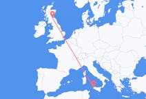 Flyreiser fra Trapani, Italia til Edinburgh, Skottland
