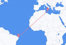 Flyrejser fra Natal, Brasilien til Malta, Malta