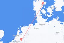 Loty z Eindhoven, Holandia do Aarhus, Dania