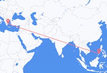 Flyrejser fra Puerto Princesa, Filippinerne til Athen, Grækenland