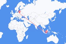 Flyg från Surabaya, Indonesien till Warszawa, Polen