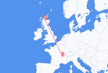 Flyreiser fra Inverness, Skottland til Lyon, Frankrike