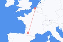 Flyg från Lille, Frankrike till Lourdes (kommun i Brasilien, São Paulo, lat -20,94, long -50,24), Frankrike