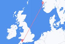 Flights from Exeter, the United Kingdom to Stord, Norway