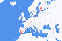 Flyreiser fra Tanger, til Helsingfors