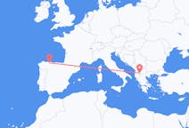 Рейсы из Охрида, Северная Македония в Сантьяго-дель-Монте, Испания
