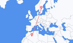 Flyreiser fra Timimoun, Algerie til Oerebro, Sverige